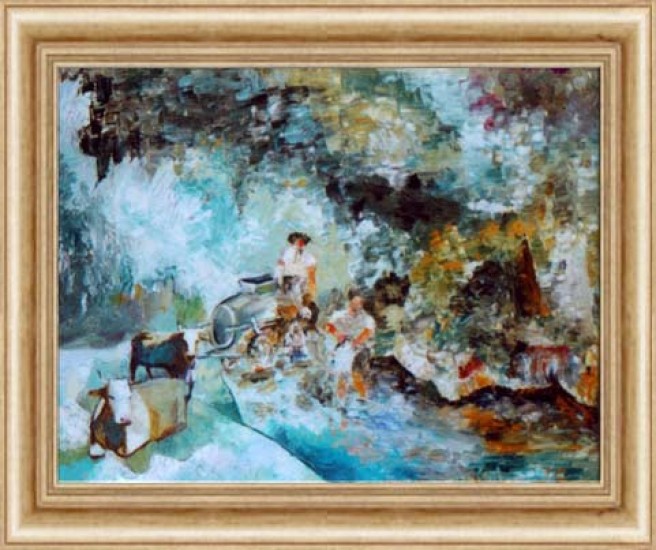 The carrier of the water