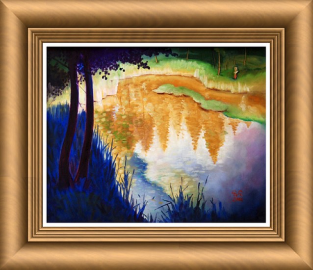 Lake after rain