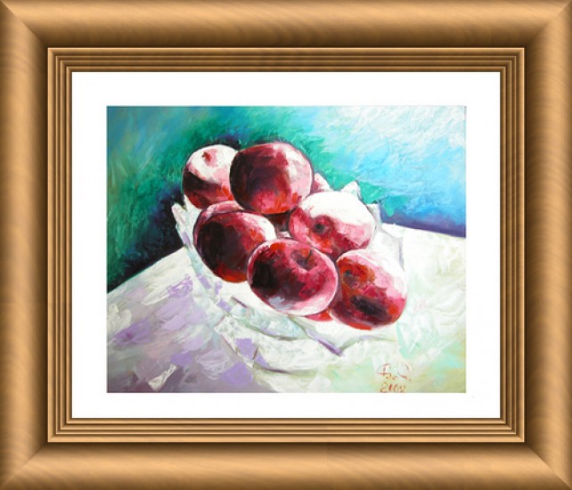 Fruit bowl in the window