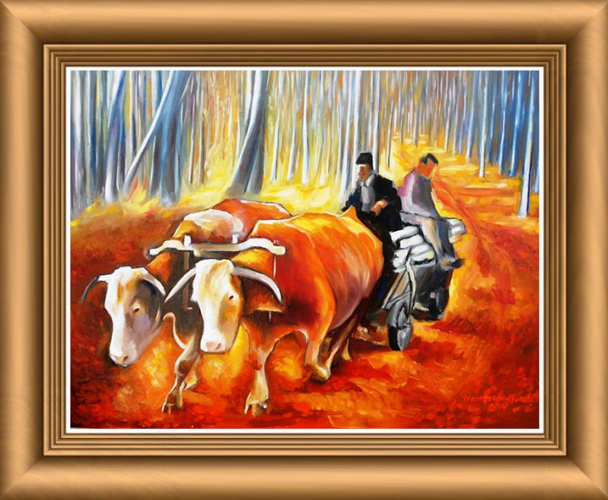 Wood Cart