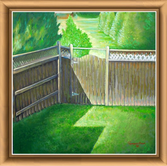 The back door