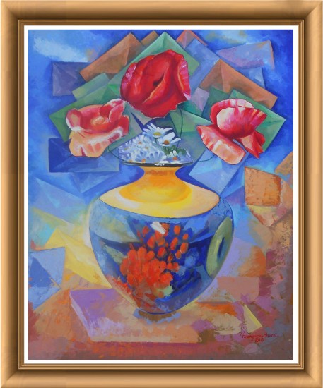 Fantasy with Glass Bottle