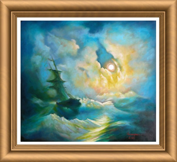 Under the rays of the moon