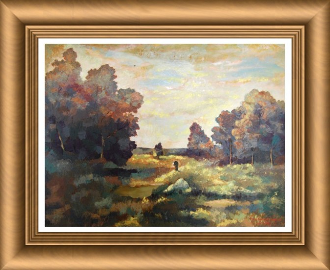 At the edge of the forest